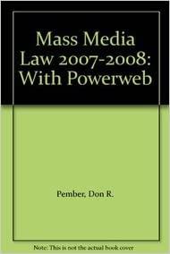 Mass Media Law 2007-2008: With Powerweb  | المعرض المصري للكتاب EGBookFair