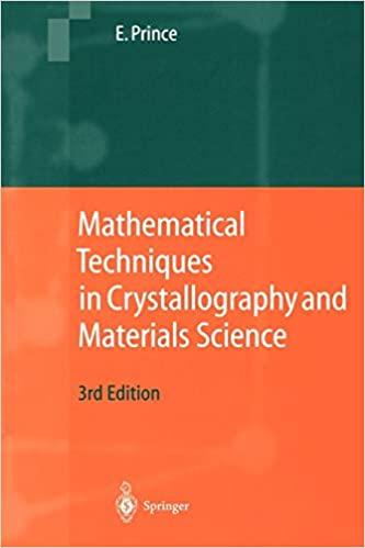 Mathematical Techniques in Crystallography and Materials Science