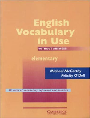 English Vocabulary in Use Elementary: Without answers Michael Mccarthy | المعرض المصري للكتاب EGBookFair