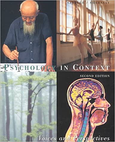 Psychology in Context: Voices and Perspectives 2nd Ed David Sattler Psychology and Sociology | المعرض المصري للكتاب EGBookfair