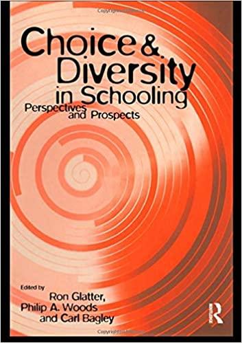Choice and Diversity in Schooling: Perspectives and Prospects