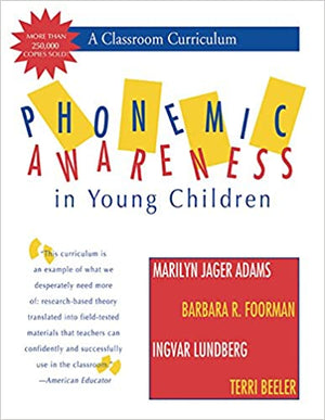 Phonemic Awareness in Young Children: A Classroom Curriculum Marilyn J. Adam | المعرض المصري للكتاب EGBookFair