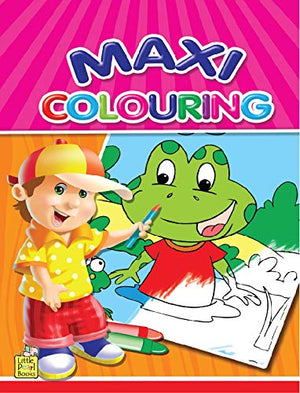 Maxi Colouring 01 - Red Cover Little Pearl Books | المعرض المصري للكتاب EGBookFair