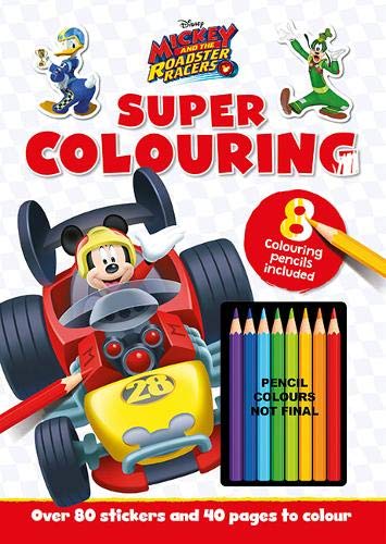 Disney Mickey and The Roadster Racers Super Colouring Children | المعرض المصري للكتاب EGBookfair