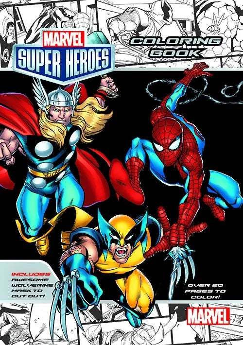 Marvel Super Heroes Coloring Book Marvel كتب اطفال | المعرض المصري للكتاب EGBookfair