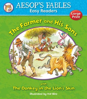 The Farmer and His Sons & The Donkey in the Lion's Skin (Aesop's Fables Easy Readers) Sophie Giles (Adapter) | المعرض المصري للكتاب EGBookFair
