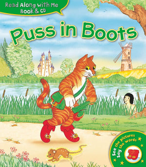 Puss in Boots: Read Along With Me Book&Cd Jackie Andrews (Adapter) | المعرض المصري للكتاب EGBookFair