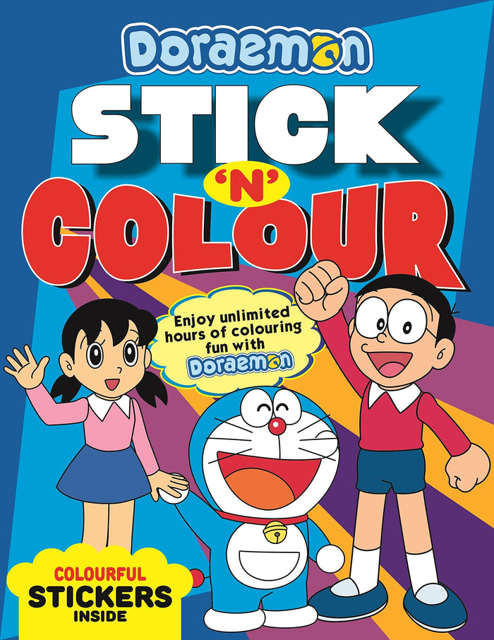 Doraemon Stick N Colour - Blue Cover