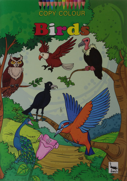 Copy Colour: Birds (EMU) Sunita Pant Bansal Children | المعرض المصري للكتاب EGBookfair