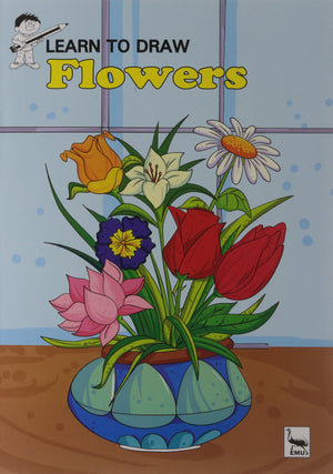 Learn to Draw: Flowers (EMU) Sunita Pant Bansal | المعرض المصري للكتاب EGBookFair