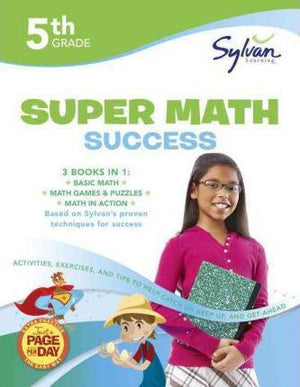 5th Grade Jumbo Math Success Workbook : 3 Books in 1  | المعرض المصري للكتاب EGBookFair