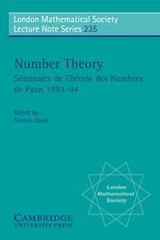 Number Theory Sinnou David | المعرض المصري للكتاب EGBookFair