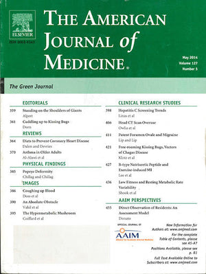 The American Journal Of Medicine May 2014 V 127 Number 5  | المعرض المصري للكتاب EGBookFair