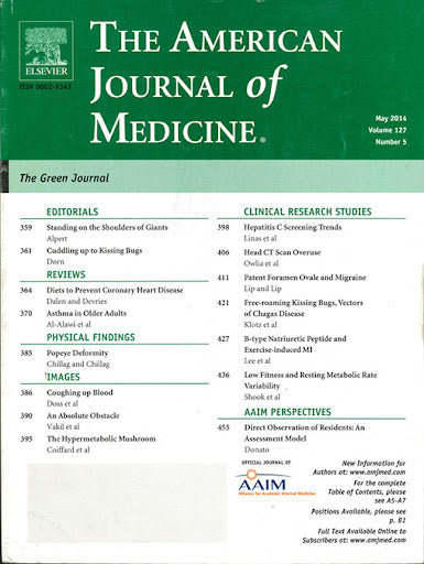 The American Journal Of Medicine May 2014 V 127 Number 5