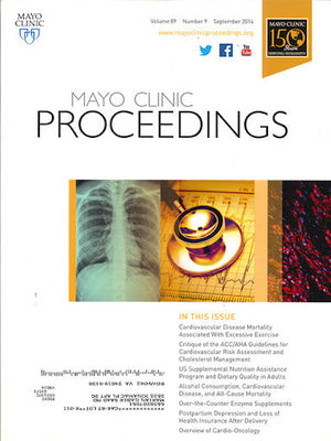 Mayo Clinic Proceedings september 2014 V 89 Number 9  | المعرض المصري للكتاب EGBookFair