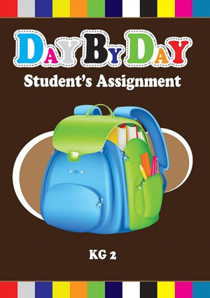 Day by day Student's Assignment (KG2)كراسة متابعة الواجب قسم النشر بدار الفاروق كتب اطفال | المعرض المصري للكتاب EGBookfair