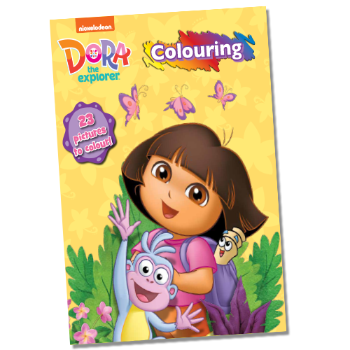Dora The Explorer - Colouring Disney Children | المعرض المصري للكتاب EGBookfair