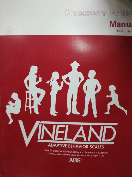 Vineland Adaptive Behavior Scales: Classroom Edition Manual Sara S. Sparrow Education and Learning | المعرض المصري للكتاب EGBookfair