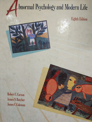 Abnormal Psychology and Modern Life (8th Edition) Robert C. Carson | المعرض المصري للكتاب EGBookFair