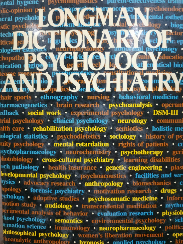 Longman Dictionary of Psychology and Psychiatry