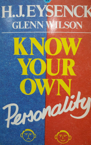 Know Your Own Personality Eysenck H. J. Wilson G. | المعرض المصري للكتاب EGBookFair