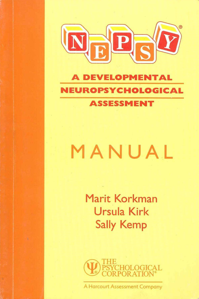 NEPSY A Developmental Neuropsychological Assessment