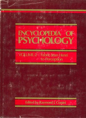 Encyclopedia of Psychology Volume 2 H. J. Eysenck | المعرض المصري للكتاب EGBookFair
