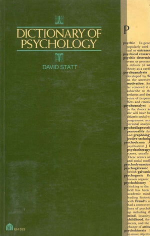 Dictionary of Psychology David A. Statt | المعرض المصري للكتاب EGBookFair