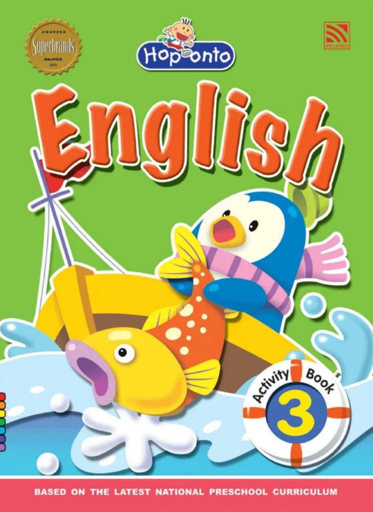 Hop onto English Activity Book 3 بلنجي Children | المعرض المصري للكتاب EGBookfair