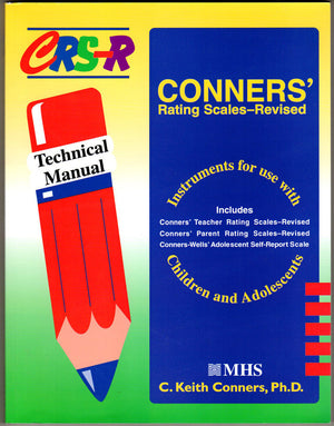 Conners' Rating Scales--Revised Technical Manual C. Keith Conners | المعرض المصري للكتاب EGBookFair