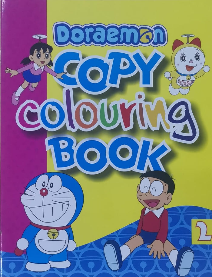 Doraemon Copy Colouring Book 2 - Yellow Cover