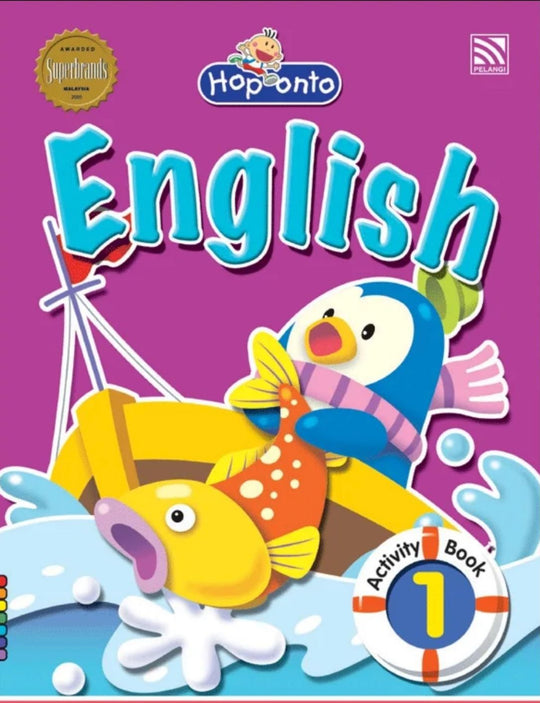 Hop onto English Activity Book 1 بلنجي Children | المعرض المصري للكتاب EGBookfair