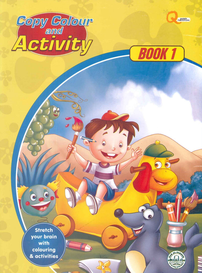 copy colour and activity book 1