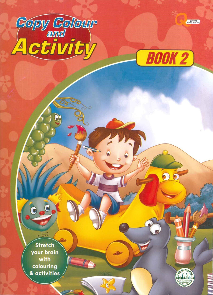 copy colour and activity book 2