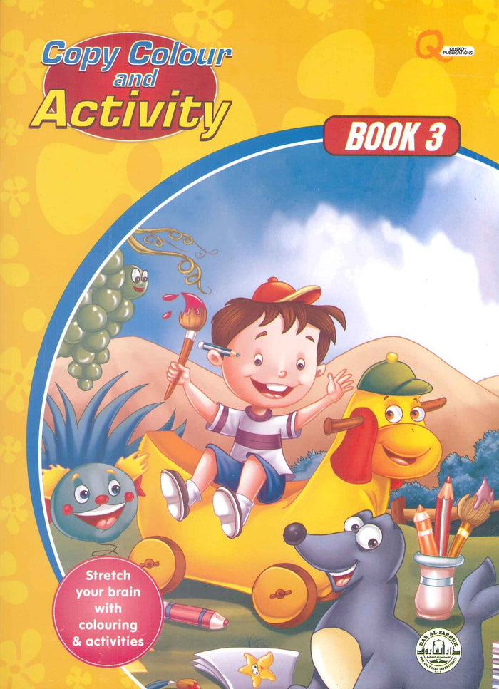 copy colour and activity book 3