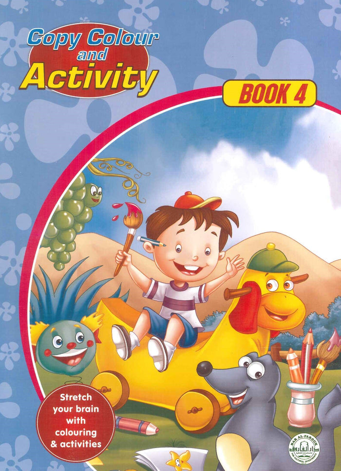 copy colour and activity book 4