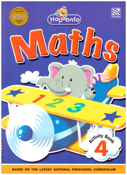 Hop onto Maths Activity Book 4 بلنجي Children | المعرض المصري للكتاب EGBookfair